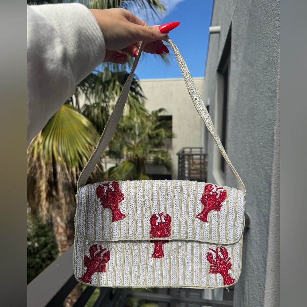 Made in India / Marshalls / TJ Maxx Lobster Beaded purse